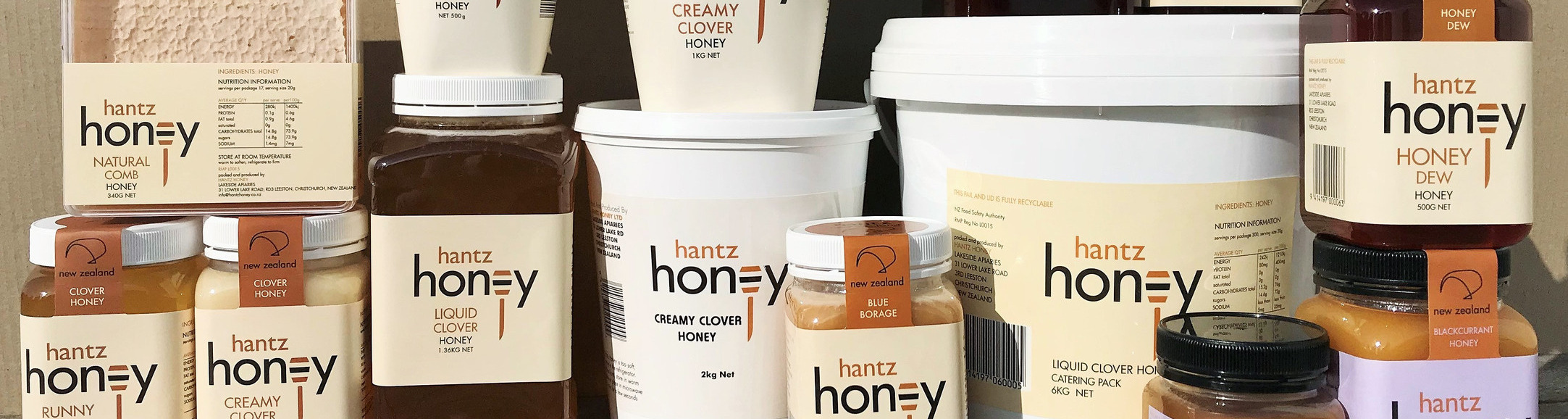 Hantz Honey - a hive of industry Banner